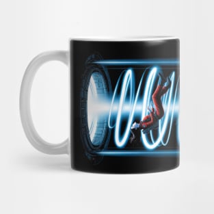 Voyager Wraped by a Blue Substance - Sci-fi Mug